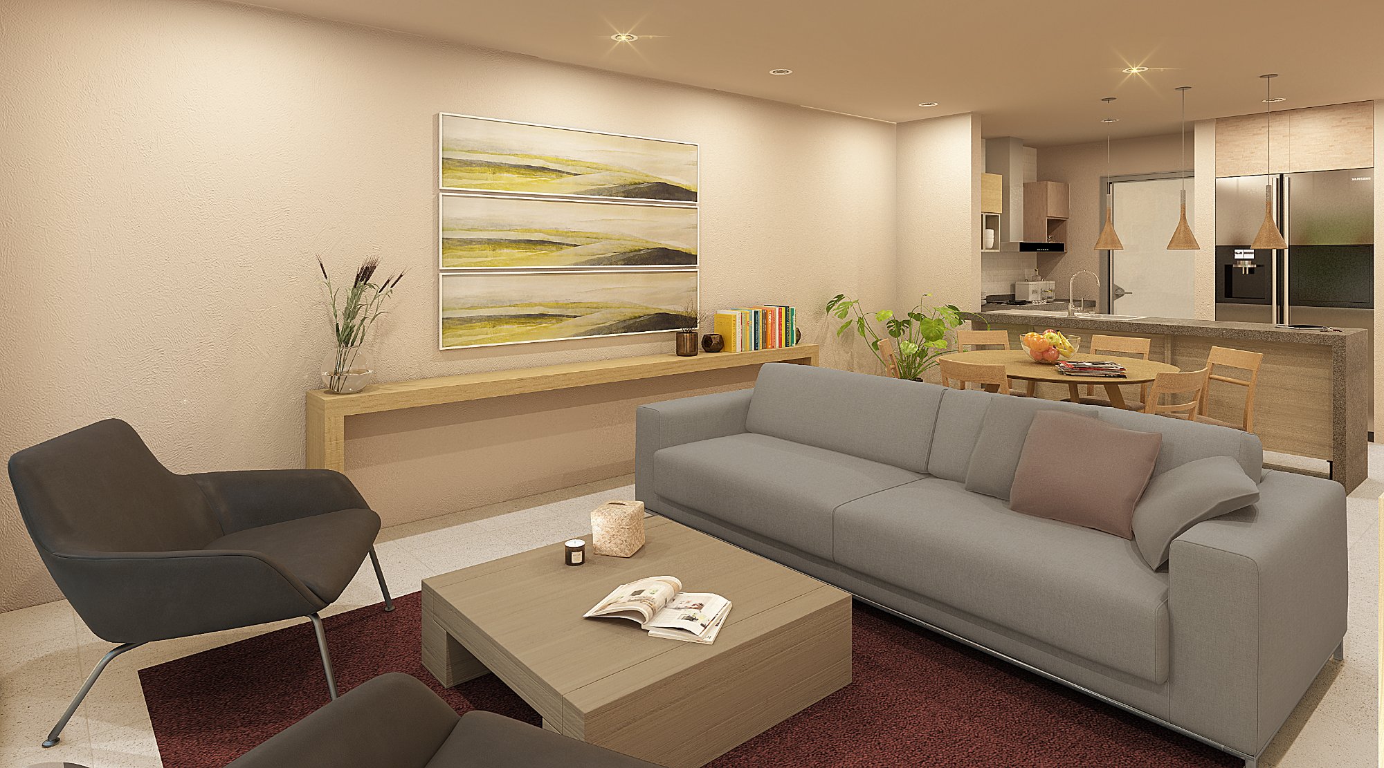 Comedor y cocina